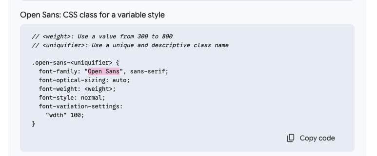 Storyteller Web Reader - Custom Font Name
