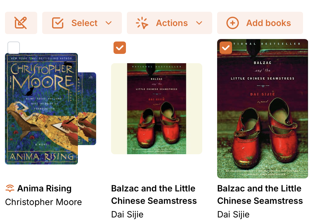 image of unmerged books