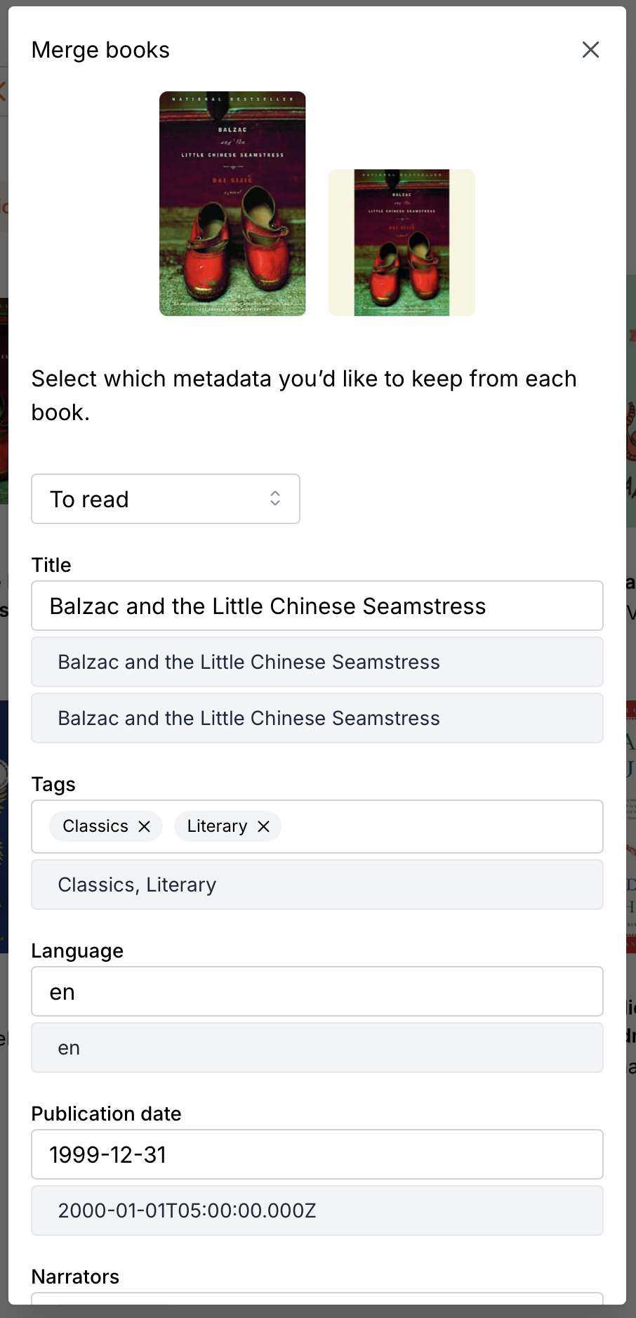 image of metadata merge dialog