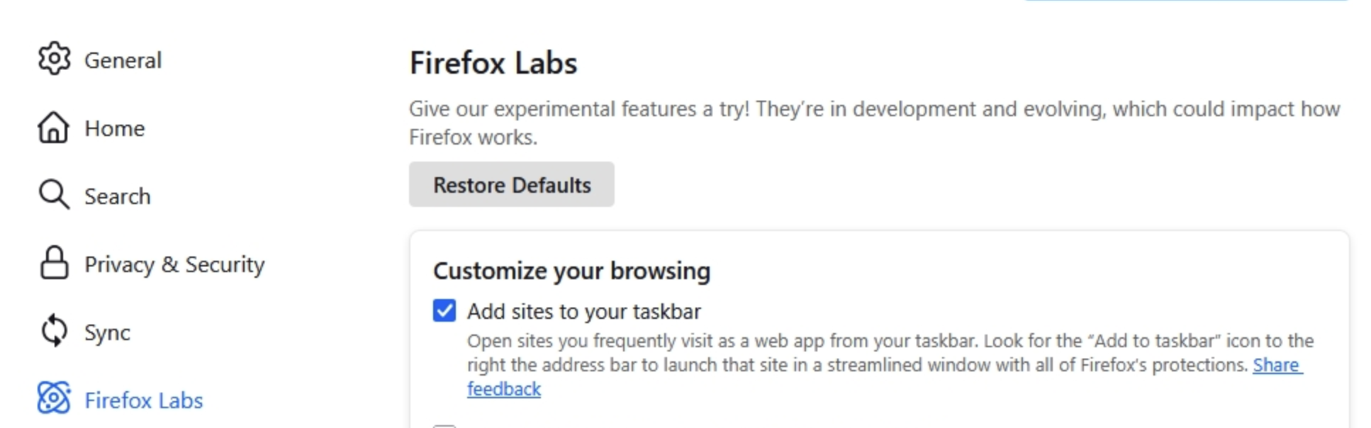 Storyteller Web Reader - Add to taskbar
